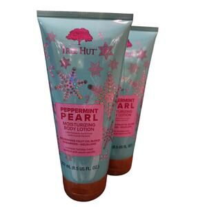 Tree Hut Peppermint Pearl Body Lotion 8.5 fl oz – Pack of 2 – New